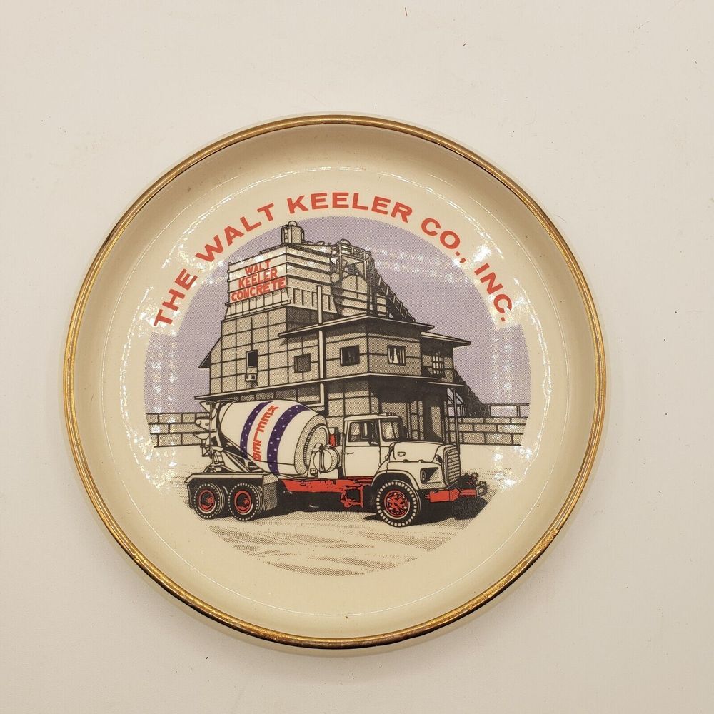 The Walt Keeler  Co,‎ Inc Trinket Ashtray Ceramic